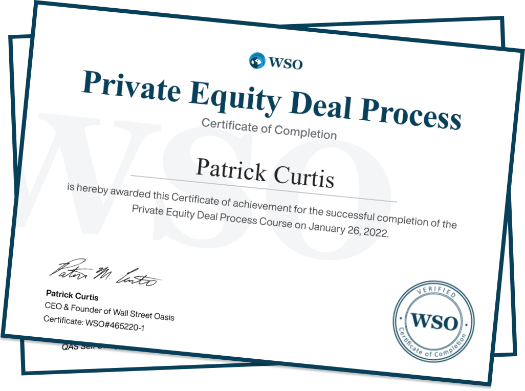 WSO Private Equity Master Package Wall Street Oasis